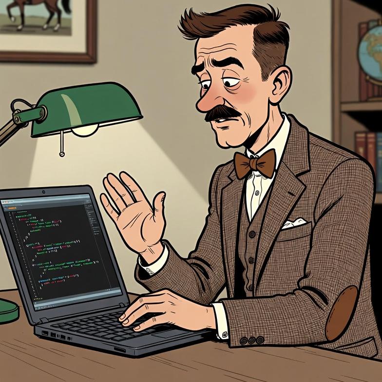 A very classic vibe coder